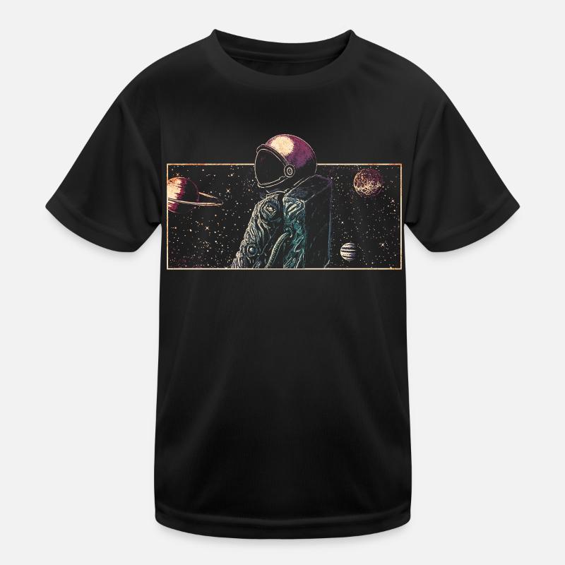 Astronaut Kinder Funktions-T-Shirt