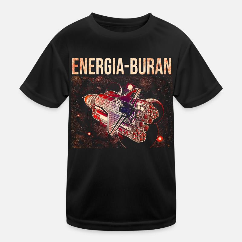 Energia Launcher & Buran Shuttle Kids Functional T-Shirt