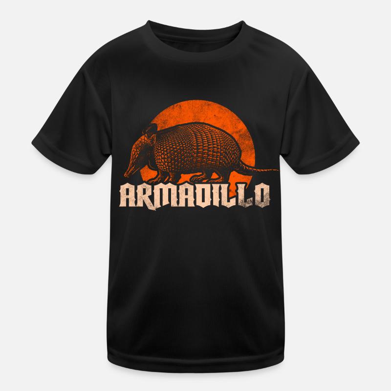 Gürteltier Kinder Funktions-T-Shirt