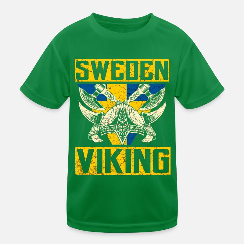 Suède Vikings T-shirt sport Enfant