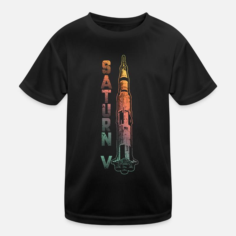 Fusée Saturn V T-shirt sport Enfant