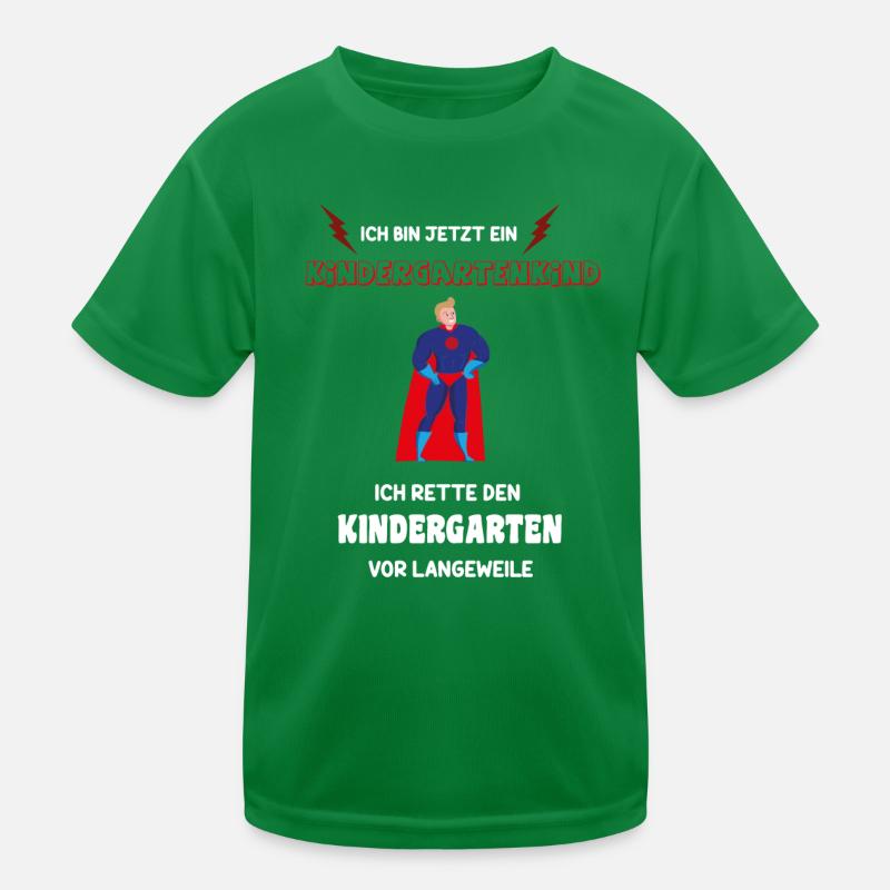 Ich rette den Kindergarten vor Langeweile Kind Kinder Funktions-T-Shirt