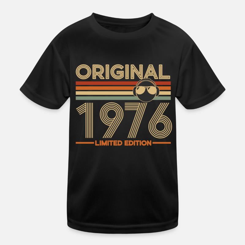 1976 - Kids Functional T-Shirt - black