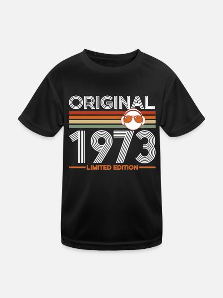 1973 - Kids Functional T-Shirt - black - Front