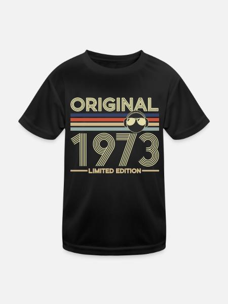 1973 - Kids Functional T-Shirt - black - Front