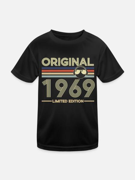 1969 - Kids Functional T-Shirt - black - Front