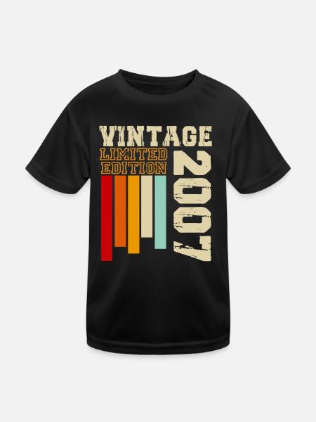 2007 - T-shirt sport Enfant - noir - Devant