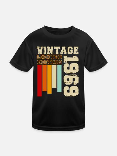 1969 - T-shirt sport Enfant - noir - Devant