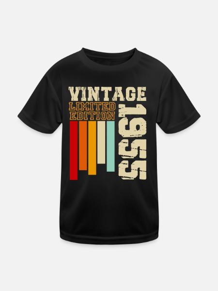 1955 - T-shirt sport Enfant - noir - Devant