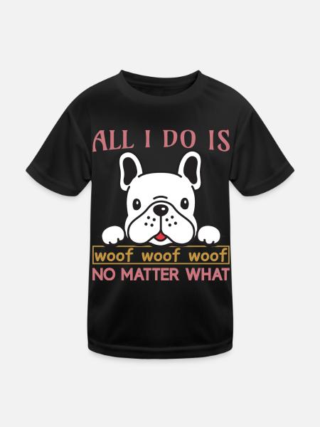 Alles was ich kann... - Kinder Funktions-T-Shirt - Schwarz - Vorne