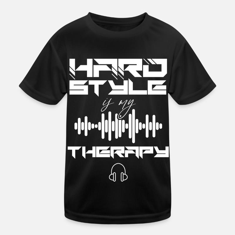 Hardstyle Techno Musique Hard Style DJ T-shirt sport Enfant
