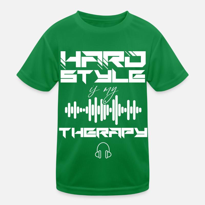 Hardstyle Techno Music Hard Style DJ Kids Functional T-Shirt