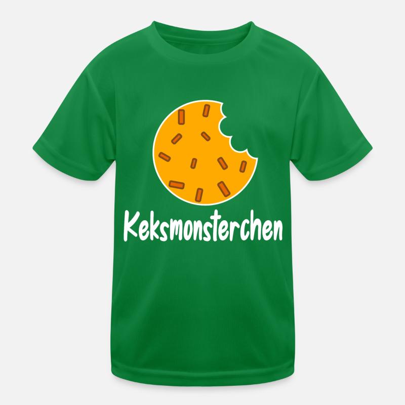 keksmonsterchen - lustiger Spruch Keks Kinder Funktions-T-Shirt