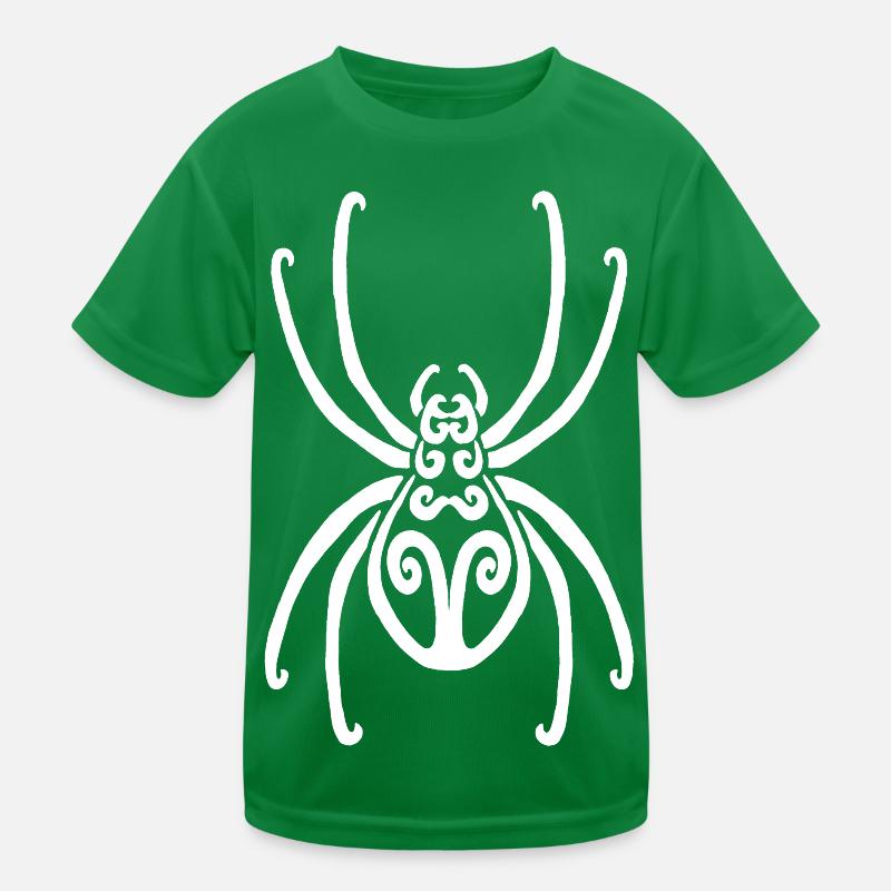 Araignée blanche T-shirt sport Enfant