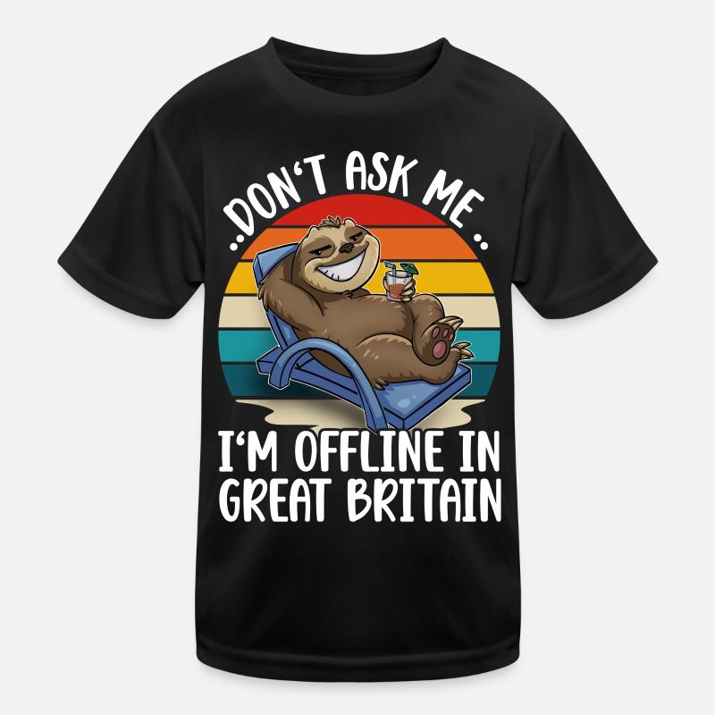 Großbritannien Urlaub Kinder Funktions-T-Shirt