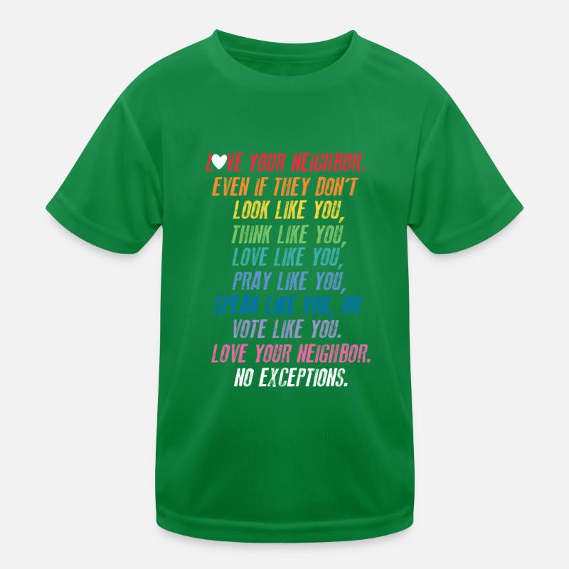 Tolerance Kids Functional T-Shirt