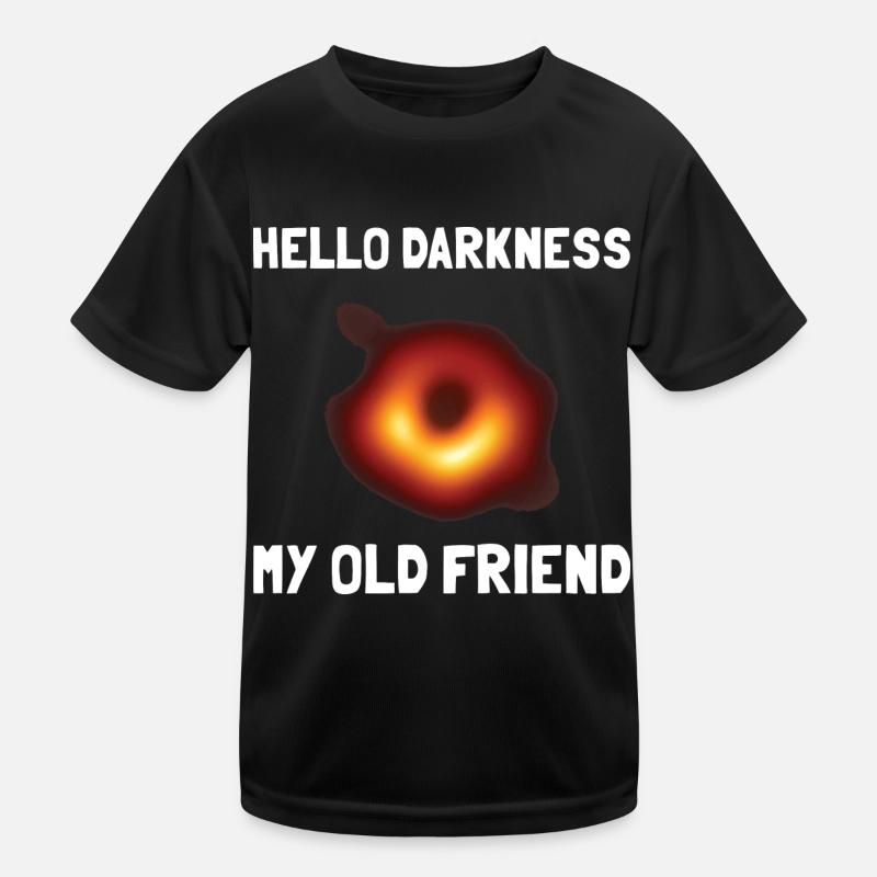 Black Hole Universe Darkness Kids Functional T-Shirt