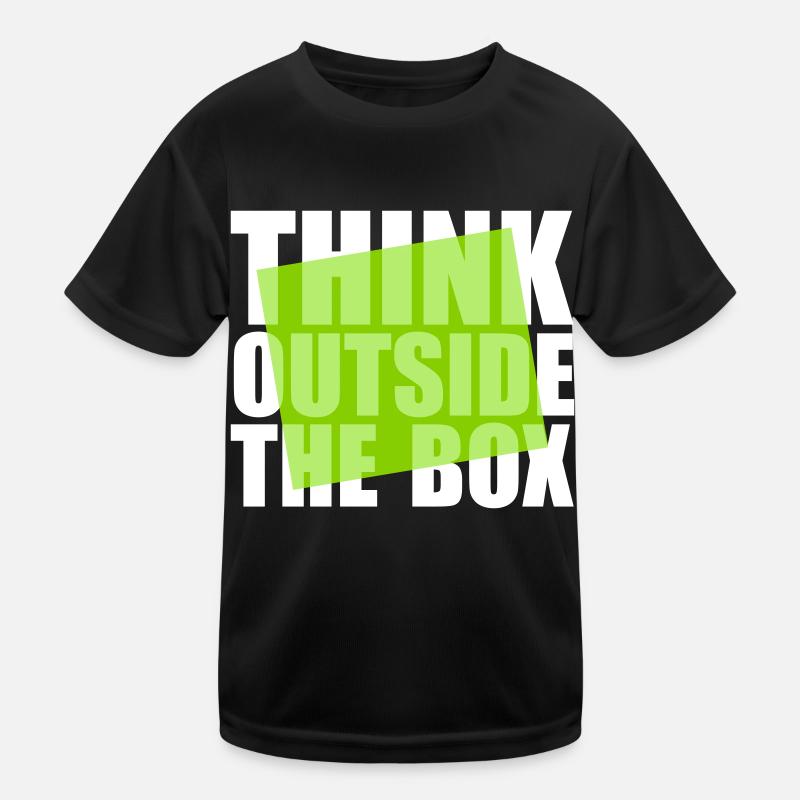 Green Think outside Kids Functional T-Shirt