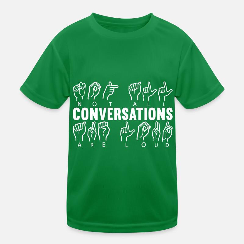 Deaf Deaf Deaf Gift Kids Functional T-Shirt