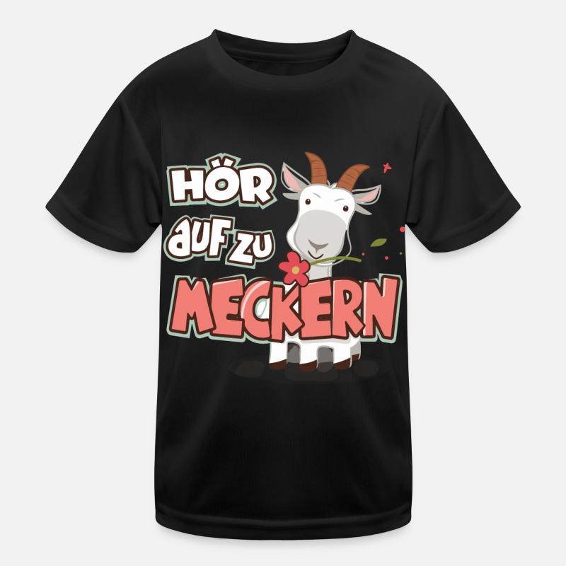 Hör auf zu meckern für eine Frau oder Mädchen Kinder Funktions-T-Shirt