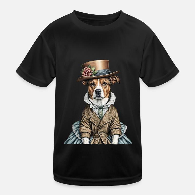 Chien victorien T-shirt sport Enfant
