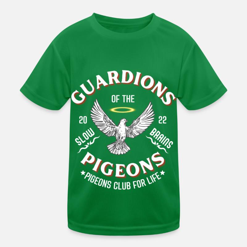 Wächter der Tauben T Shirt Design Kinder Funktions-T-Shirt