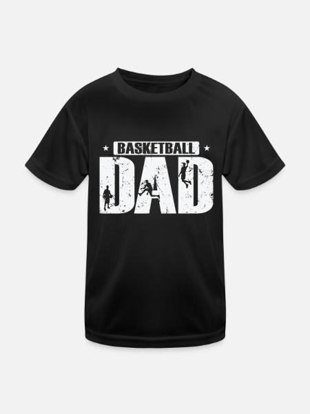 Basketball Dad Ballsport America États-Unis - T-shirt sport Enfant - noir - Devant