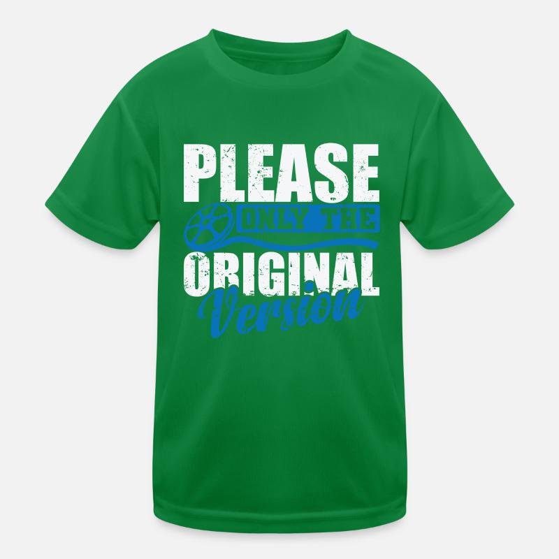 S’il vous plaît seulement les films de la version originale T-shirt sport Enfant