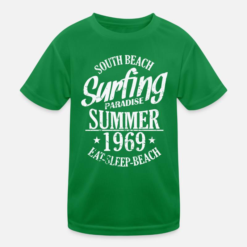 South Beach Surfing Paradise Été 1969 Surf T-shirt sport Enfant