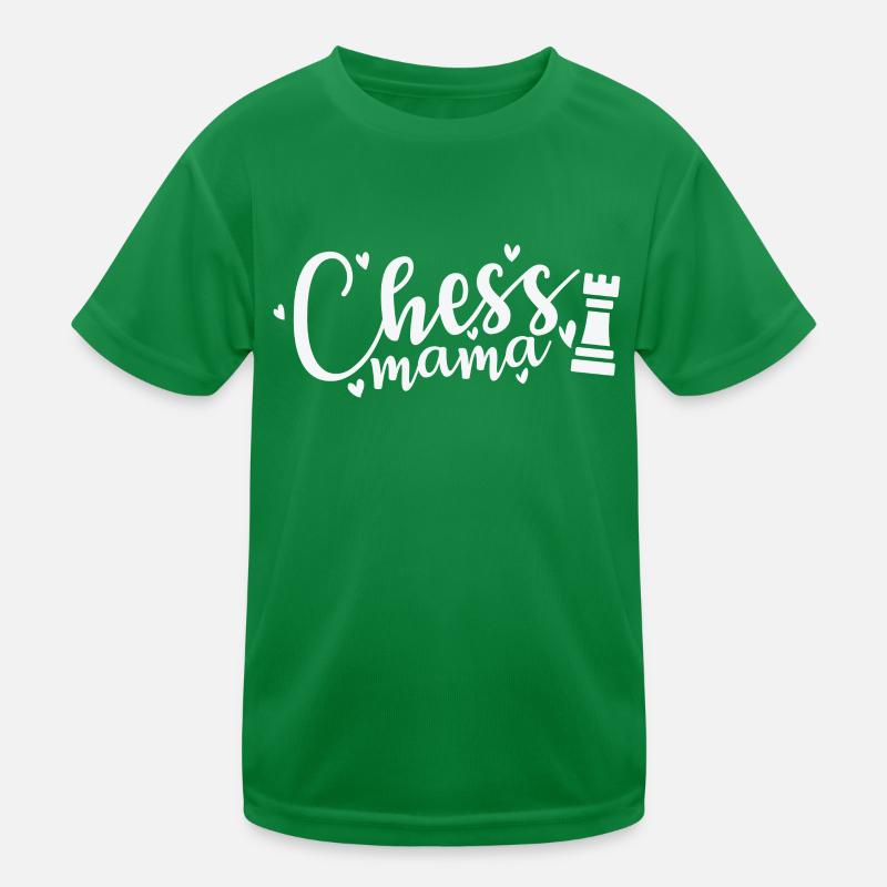 Chess Mama Chess Brain Teaser Board Game Kids Functional T-Shirt
