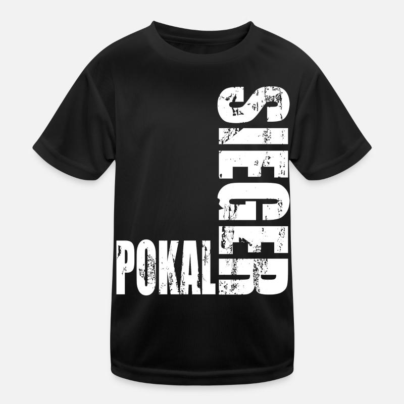 Pokalsieger 2026 Kinder Funktions-T-Shirt