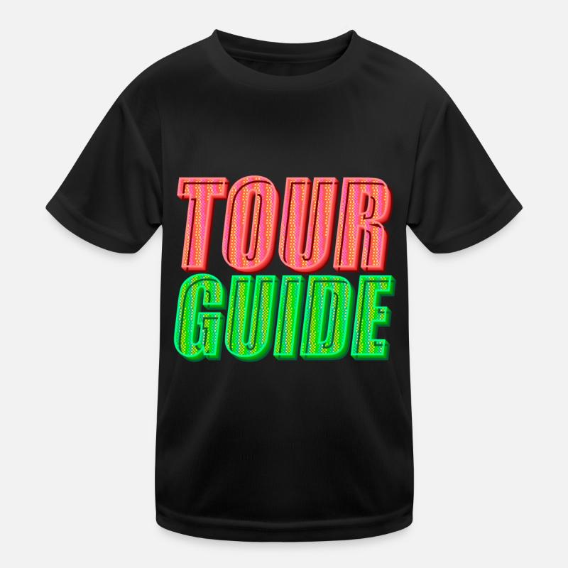 Tour Guide | Entdecke die Welt mit Stil Kinder Funktions-T-Shirt