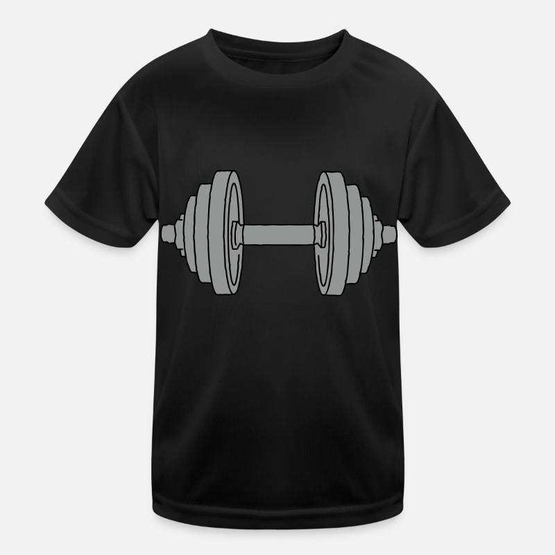 Dumbbell Weight 2 Kids Functional T-Shirt