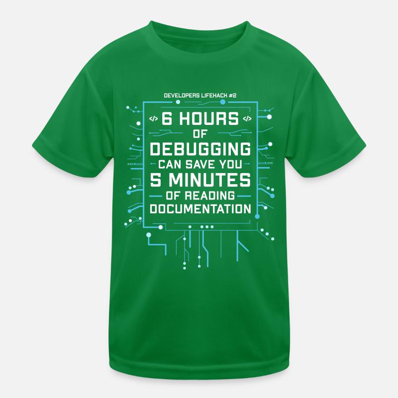 Programmierer Humor Coding Witze Entwickler Kinder Funktions-T-Shirt