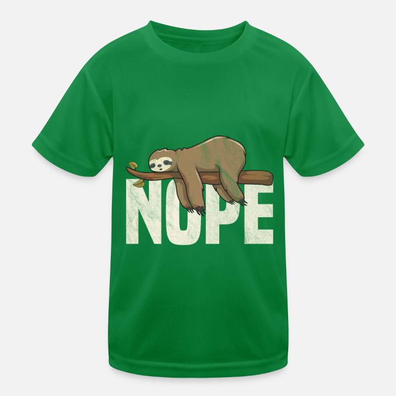 Sloth No Kids Functional T-Shirt