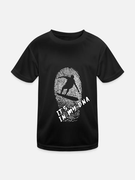Internautes - T-shirt sport Enfant - noir - Devant