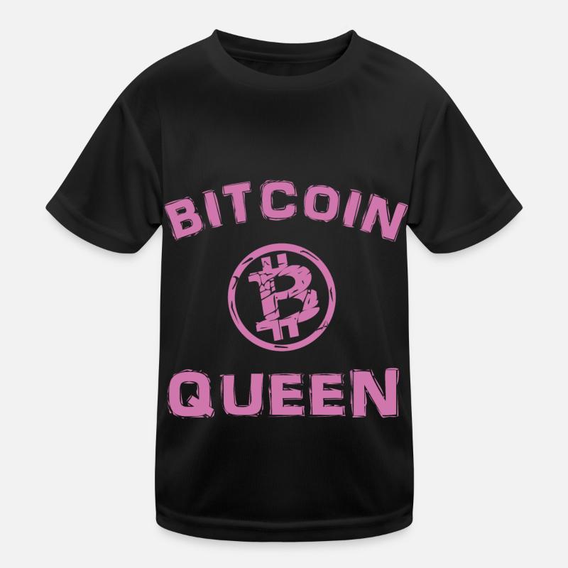 Bitcoin Queen Kids Functional T-Shirt