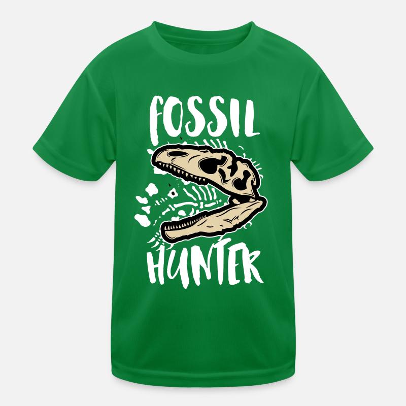 Fossil Hunter T-Rex archaeologist archeology Dino Kids Functional T-Shirt