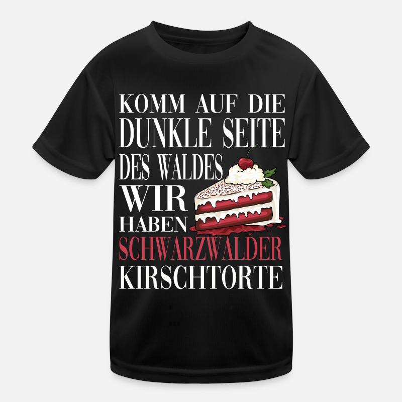 Komm auf die Dunkle Seite des Waldes Kinder Funktions-T-Shirt