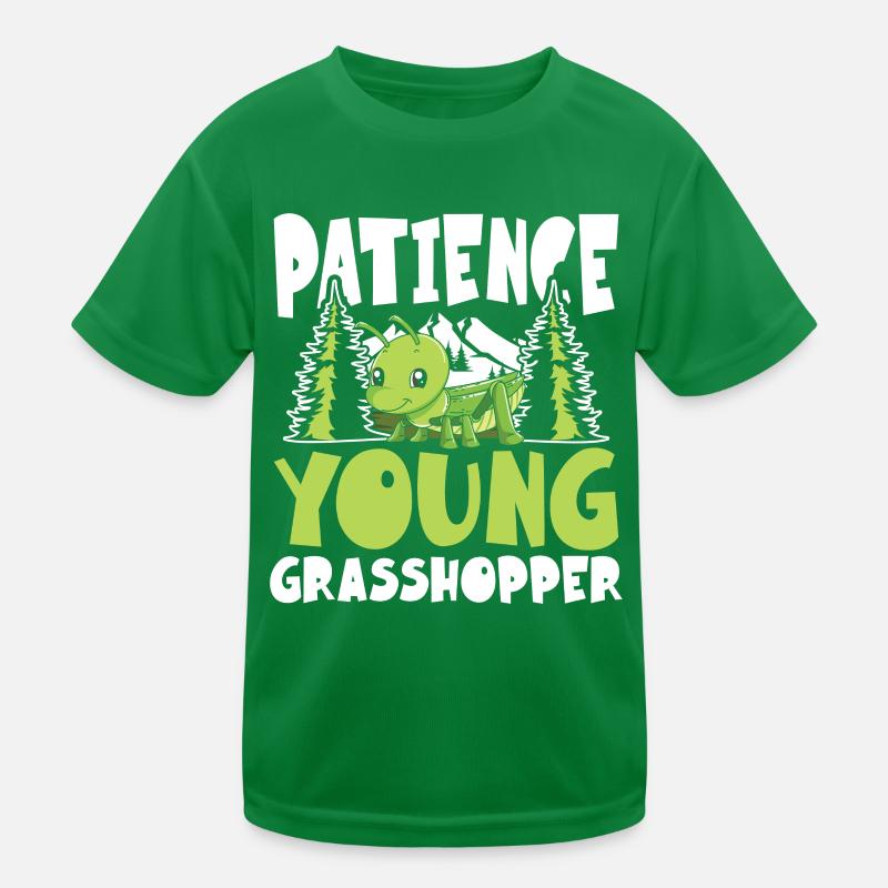 Patinece Young Grasshopper Kinder Funktions-T-Shirt