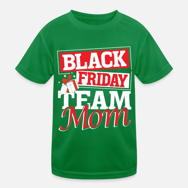 Black Friday Team Mom Kinder Funktions-T-Shirt