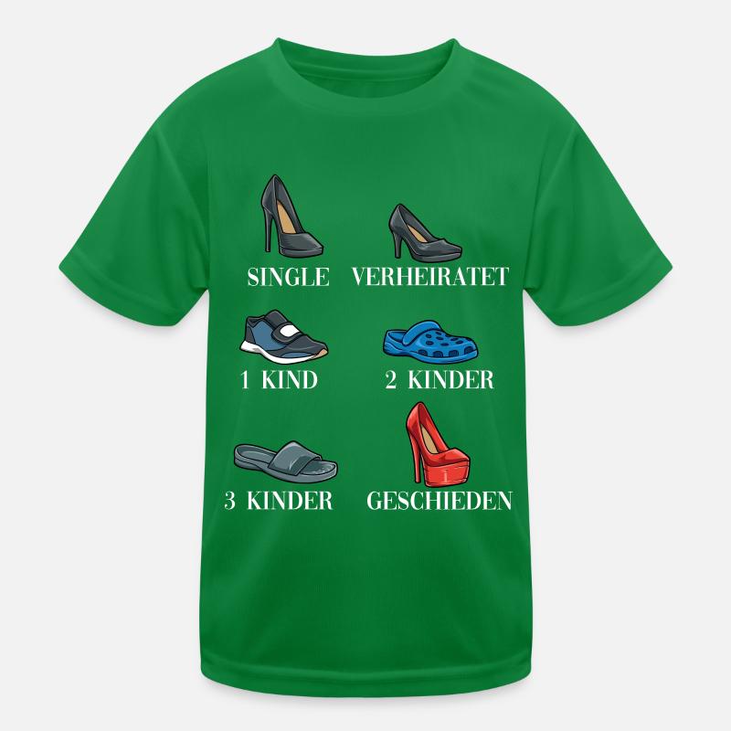 Leben einer Frau Single Verheiratet Geschieden Kinder Funktions-T-Shirt