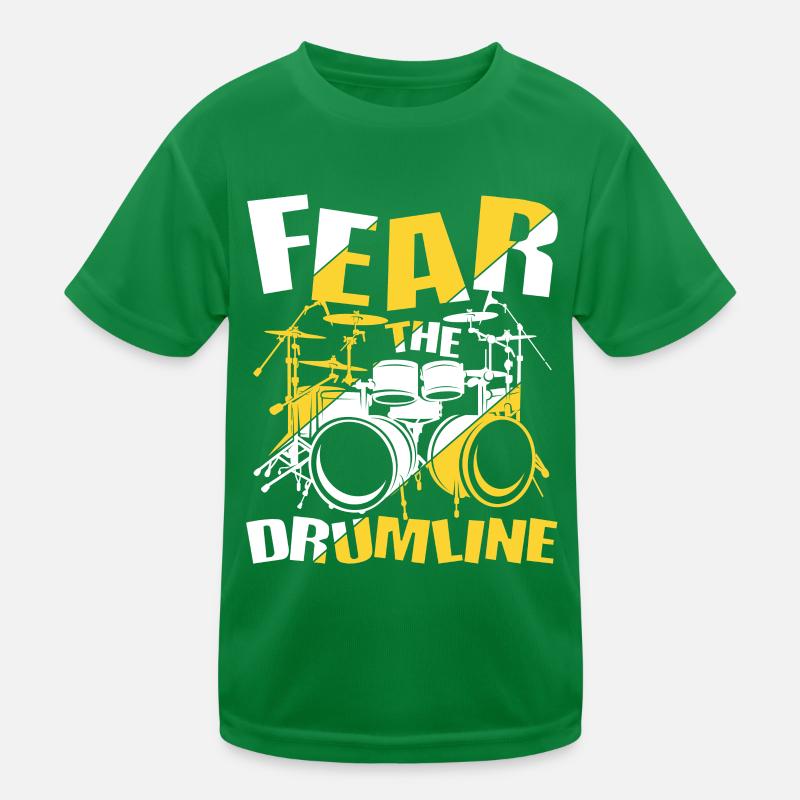 Fear The Drumline Kinder Funktions-T-Shirt