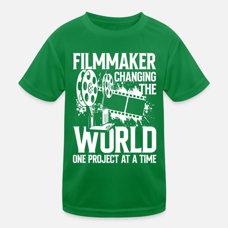 Filmmaker Changing The World One Project Kinder Funktions-T-Shirt