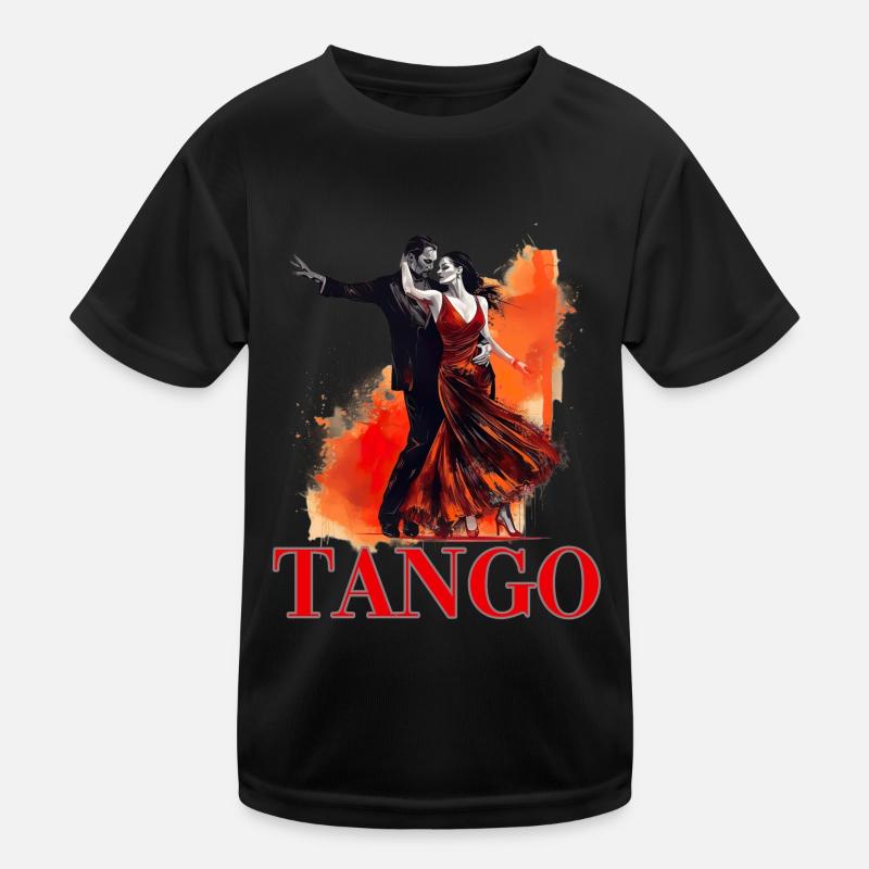 Tango Tanz für einen Tango Tänzer Tänzerinnen Kinder Funktions-T-Shirt