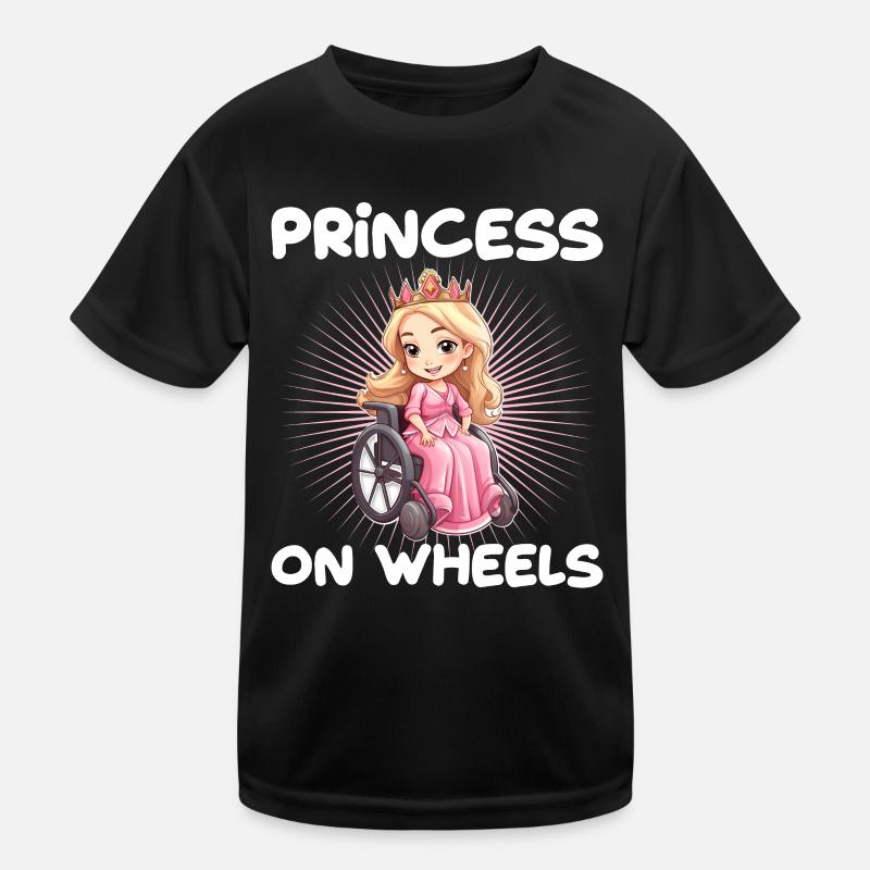Princess on wheels Kinder Funktions-T-Shirt