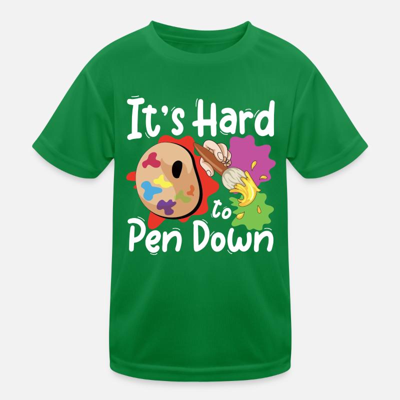 It's Hard To Pen Down Kinder Funktions-T-Shirt