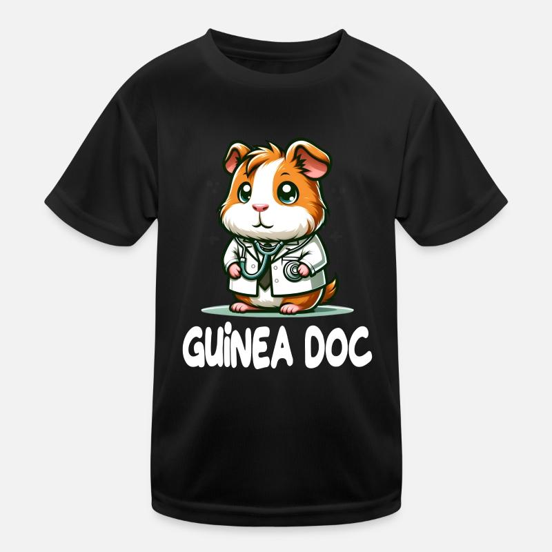 Doktor Meerschweinchen Guinea Doc Kinder Funktions-T-Shirt