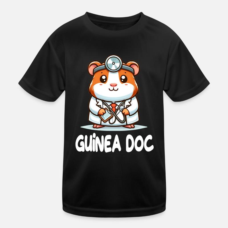 Doktor Meerschweinchen Guinea Doc Kinder Funktions-T-Shirt