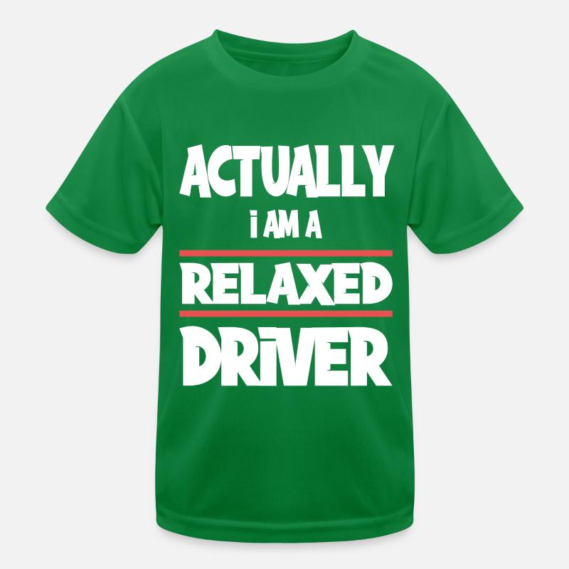 Eigentlich bin ich ein ruhiger Fahrer Kinder Funktions-T-Shirt